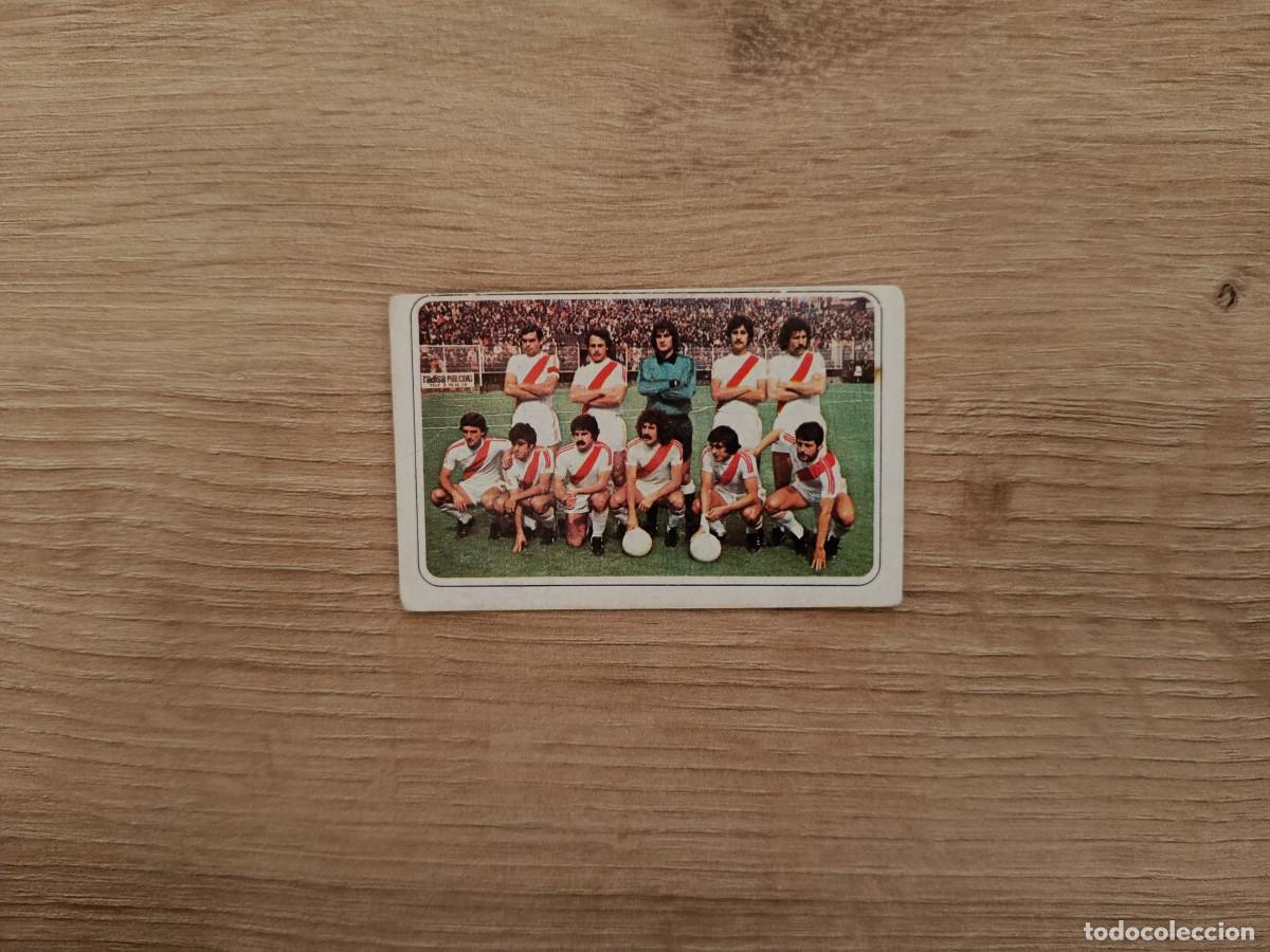 Cromos de F&uacute;tbol: CROMO PACOSA FUTBOL EN ACCION ALINEACION RAYO SIN PEGAR NUNCA PEGADO 1978 1979 78 79 D526