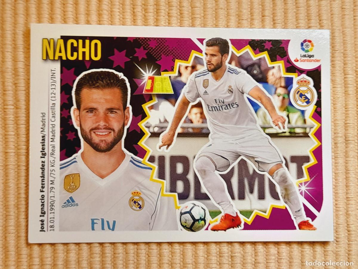 Cromos de F&uacute;tbol: CROMO 5 A NACHO (REAL MADRID) LIGA 18-19 (2018 2019) ALBUM ESTE