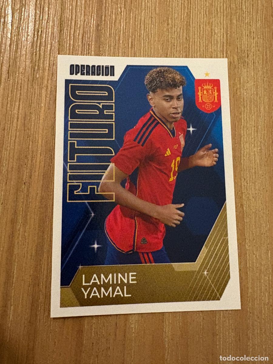 Cromos de F&uacute;tbol: CROMO LAMINE YAMAL VAMOS SELECCI&Oacute;N OPERACI&Oacute;N FUTURO ROOKIE EURO 2024 N 69 SIN PEGAR