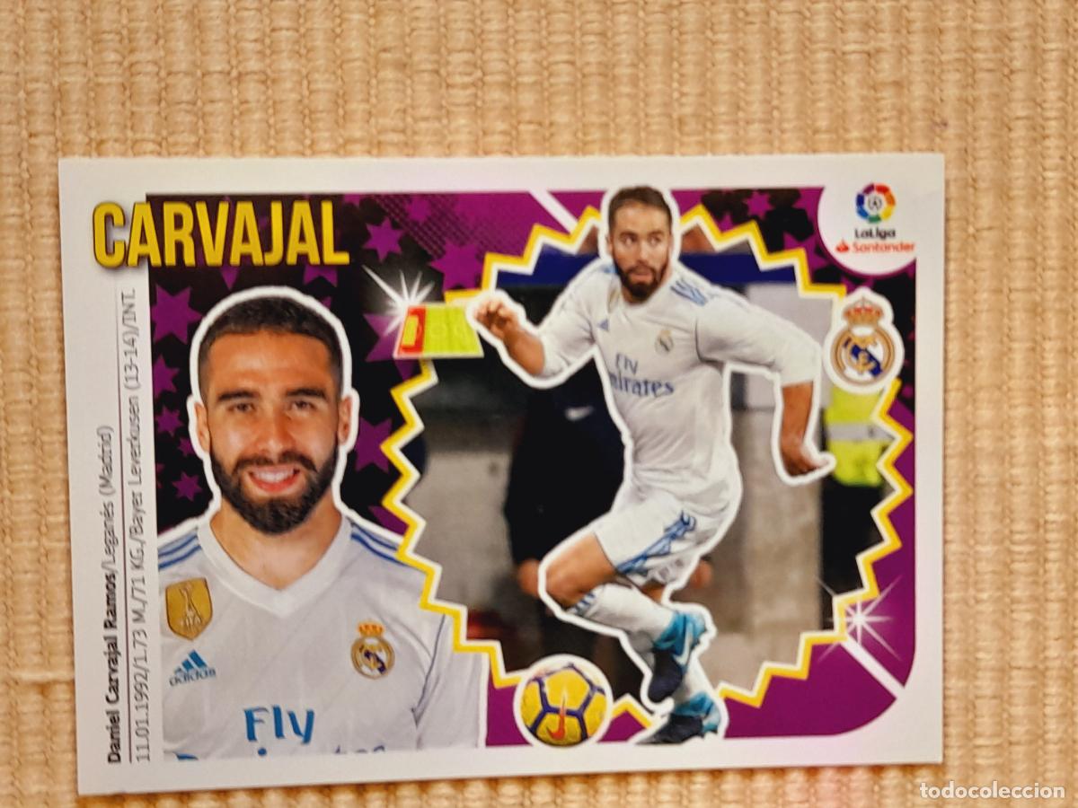 Cromos de F&uacute;tbol: CROMO 3 CARVAJAL (REAL MADRID) LIGA 18-19 (2018 2019) ALBUM ESTE