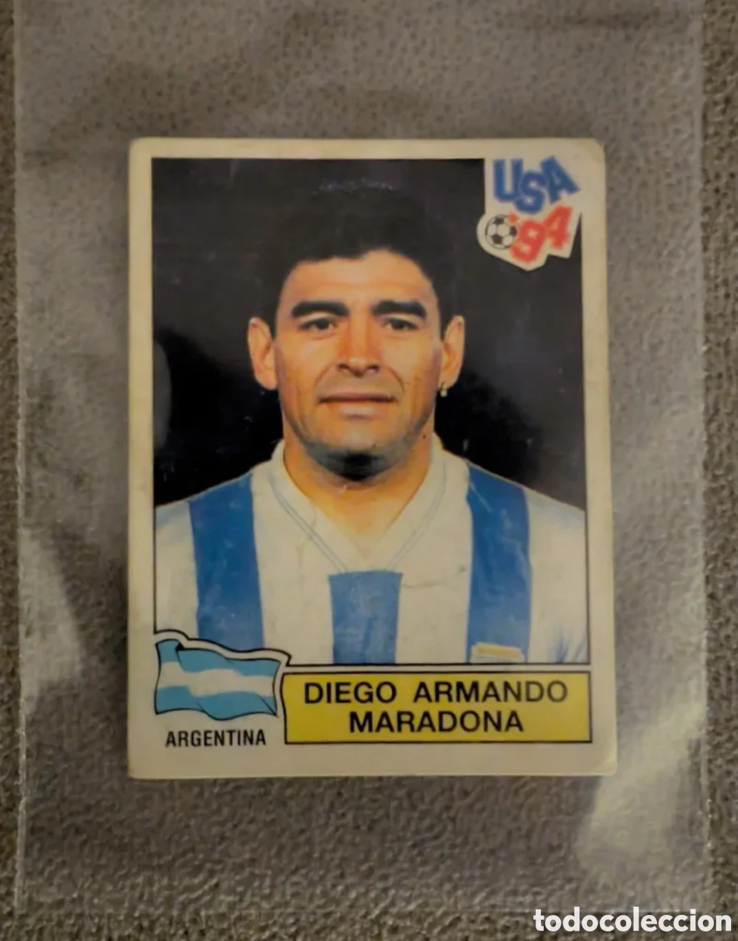 Cromos de F&uacute;tbol: Diego Armando Maradona 257 Mundial 94 1994 USA EEUU Panini