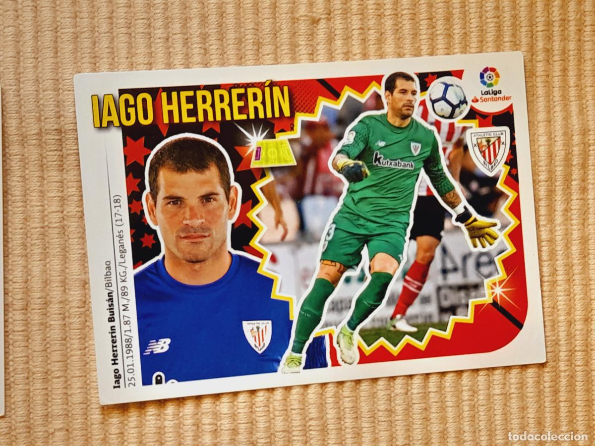 Cromos de F&uacute;tbol: CROMO 2 IAGO HERRERIN (ATHLETIC BILBAO) LIGA 18-19 (2018 2019) ALBUM ESTE