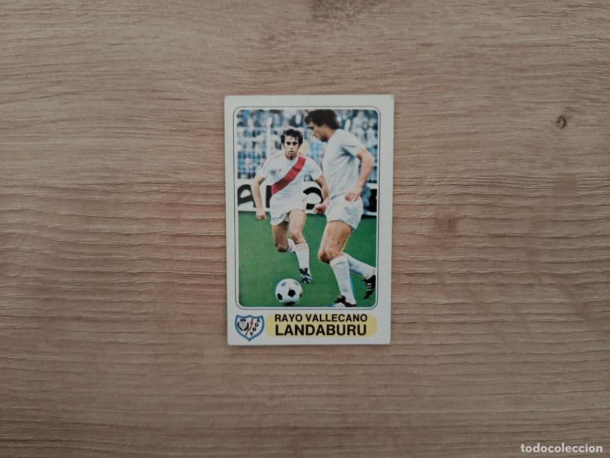 Cromos de F&uacute;tbol: CROMO PACOSA FUTBOL EN ACCION LANDABURU RAYO SIN PEGAR NUNCA PEGADO 1978 1979 78 79 D526