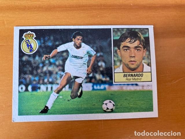 Cromos de F&uacute;tbol: BERNARDO REAL MADRID 84-85 ESTE BAJA NUNCA PEGADO