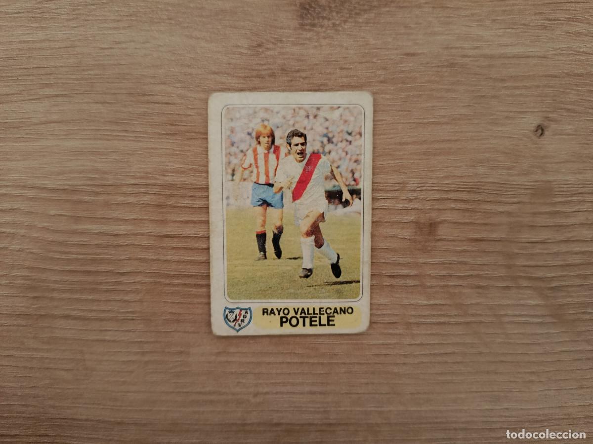 Cromos de F&uacute;tbol: CROMO PACOSA FUTBOL EN ACCION POTELE RAYO DESPEGADO 1978 1979 78 79 D526