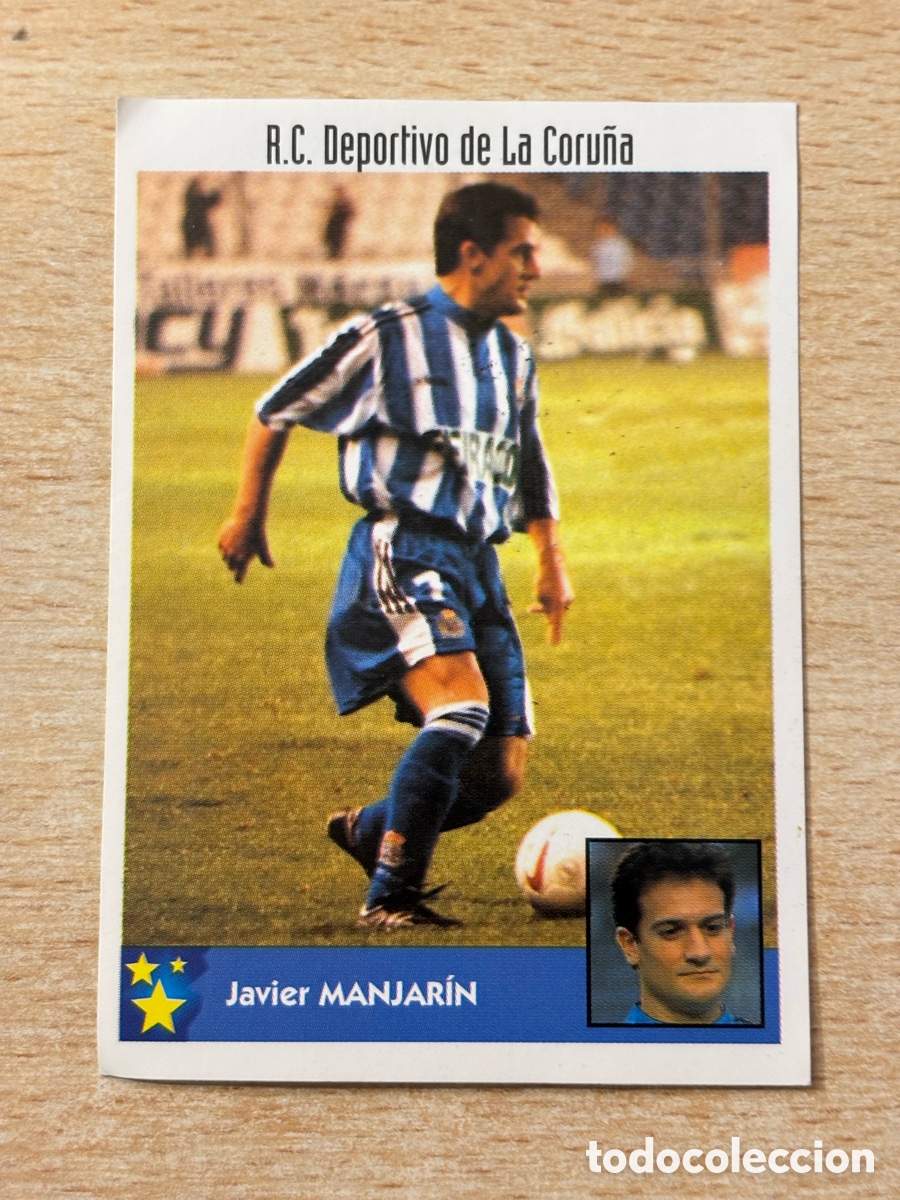 Cromos de F&uacute;tbol: # 92 Manjarin RCD La Coru&ntilde;a Mejores Equipos de Europa 97-98 Panini