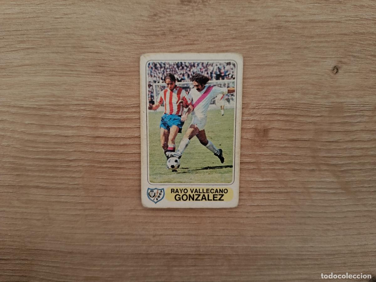 Cromos de F&uacute;tbol: CROMO PACOSA FUTBOL EN ACCION GONZALEZ RAYO SIN PEGAR NUNCA PEGADO 1978 1979 78 79 D526