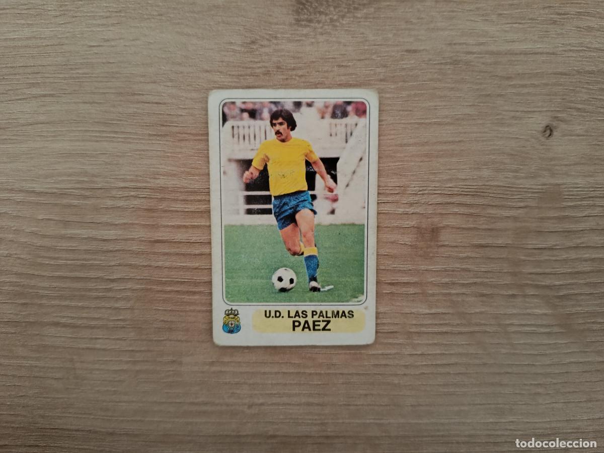 Cromos de F&uacute;tbol: CROMO PACOSA FUTBOL EN ACCION PAEZ LAS PALMAS SIN PEGAR NUNCA PEGADO 1978 1979 78 79 D526