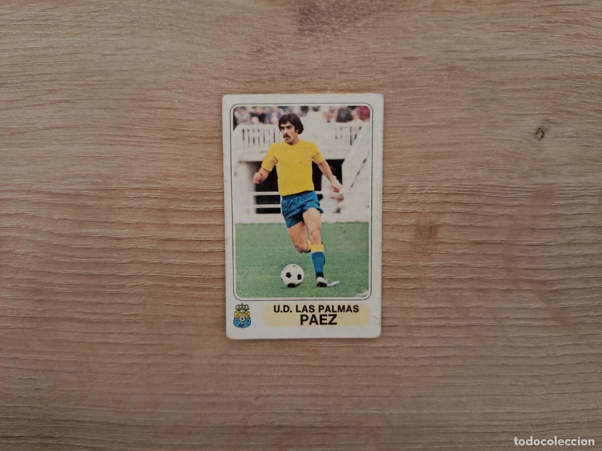 Cromos de F&uacute;tbol: CROMO PACOSA FUTBOL EN ACCION PAEZ LAS PALMAS DESPEGADO 1978 1979 78 79 D526