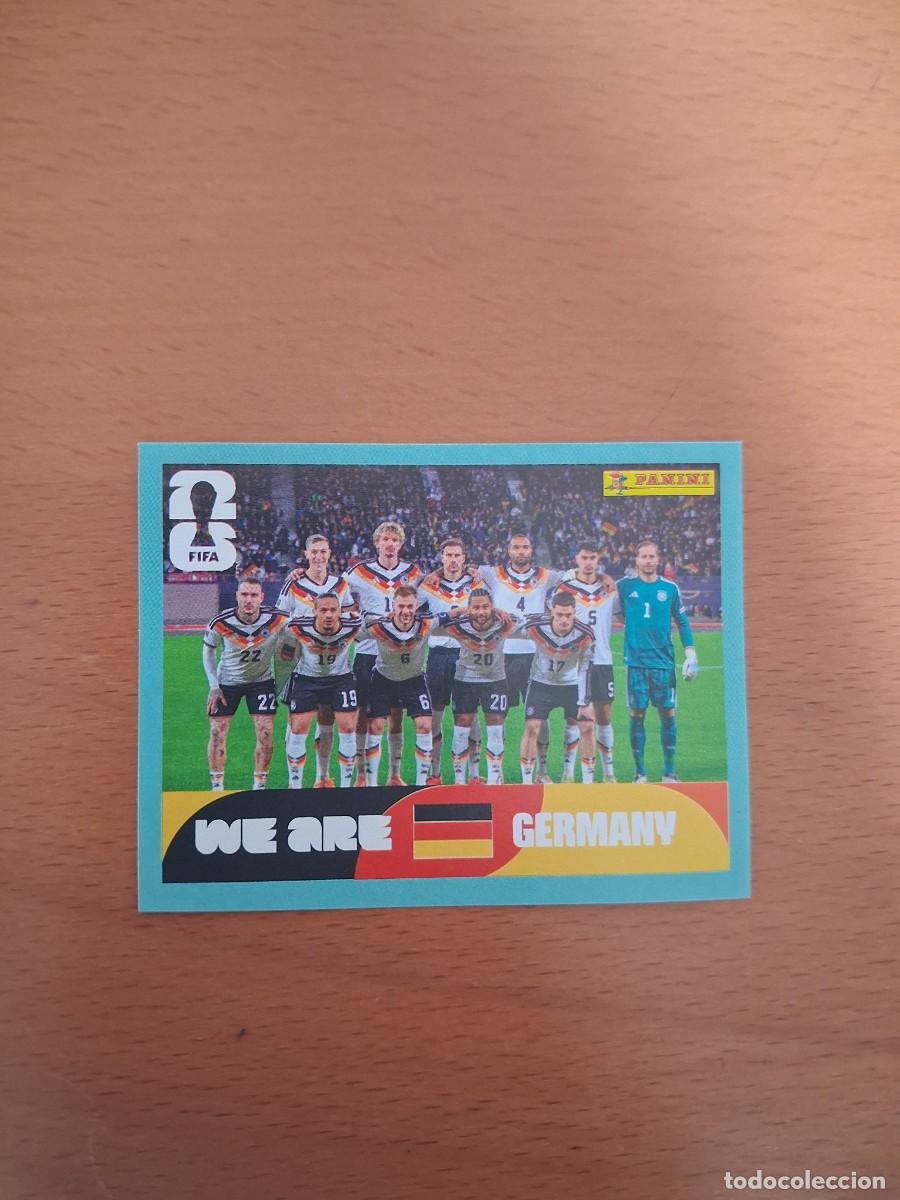Cromos de F&uacute;tbol: Fifa World Cup 26 Mundial 2026 GER 13 Alemania Foto de Equipo Plantilla Alineacion