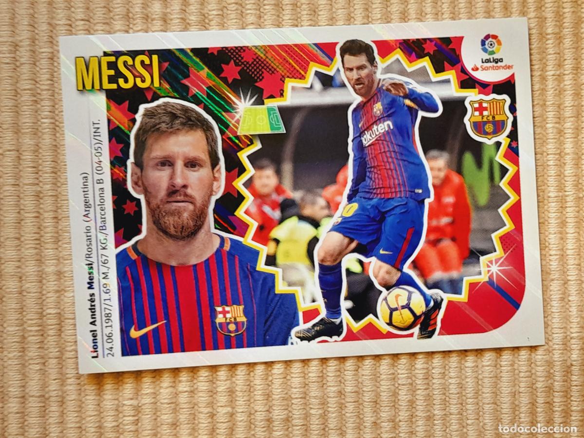Cromos de F&uacute;tbol: CROMO 14 MESSI (FC BARCELONA) LIGA 18-19 (2018 2019) ALBUM ESTE