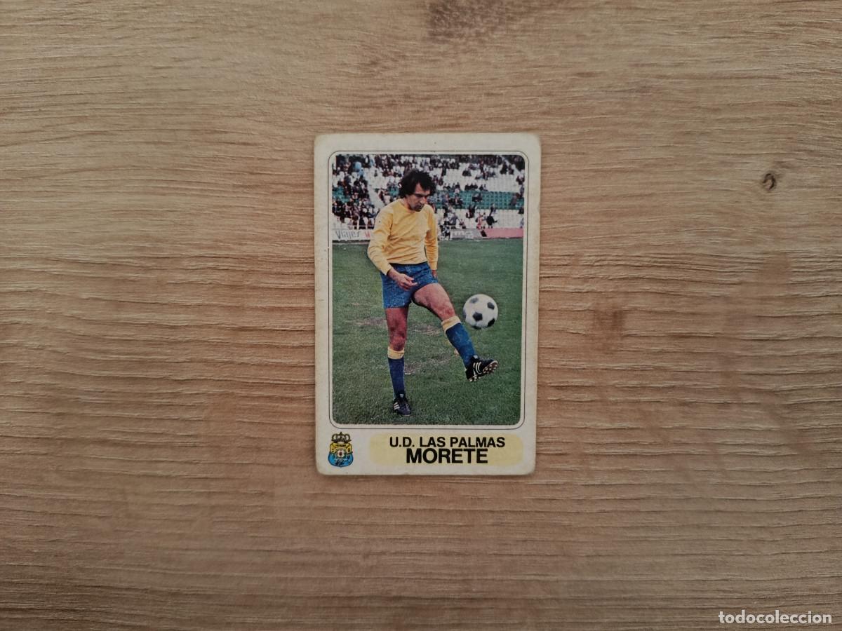 Cartes &agrave; collectionner de Football: CROMO PACOSA FUTBOL EN ACCION MORETE LAS PALMAS SIN PEGAR NUNCA PEGADO 1978 1979 78 79 D526