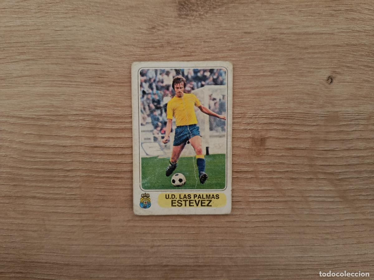 Cartes &agrave; collectionner de Football: CROMO PACOSA FUTBOL EN ACCION ESTEVEZ LAS PALMAS SIN PEGAR NUNCA PEGADO 1978 1979 78 79 D526