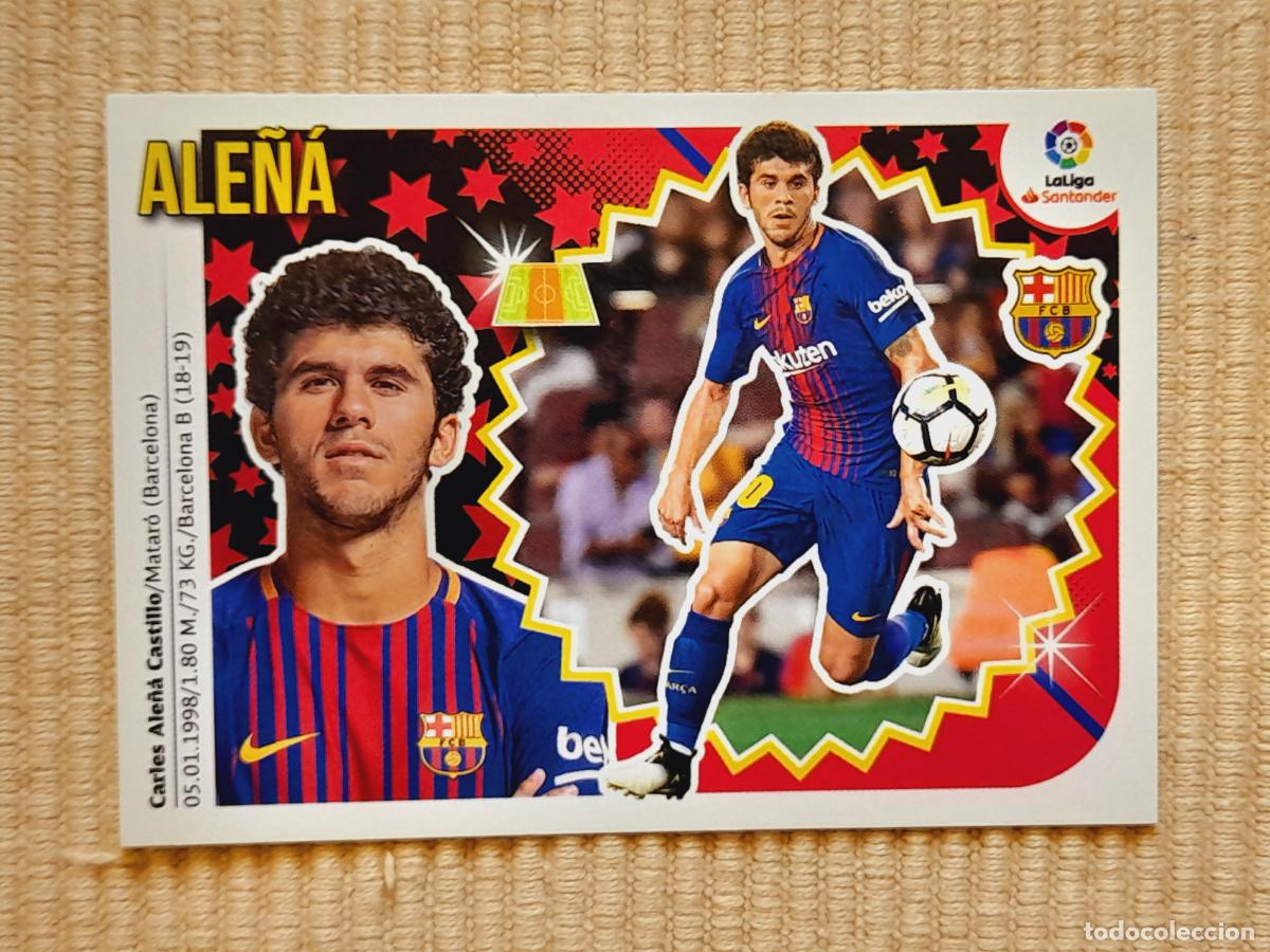 Cartes &agrave; collectionner de Football: CROMO 10 BIS ALE&Ntilde;A (COLOCA) FC BARCELONA LIGA 18-19 (2018 2019) ALBUM ESTE
