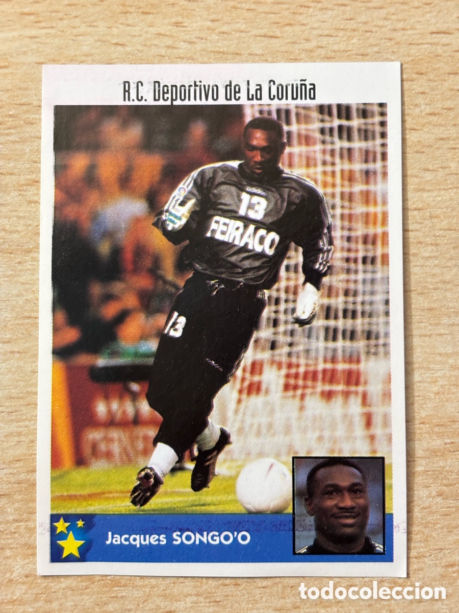 Cartes &agrave; collectionner de Football: # 85 Songo&rsquo;o RCD La Coru&ntilde;a Mejores Equipos de Europa 97-98 Panini