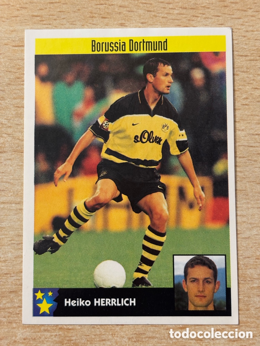 Cromos de F&uacute;tbol: # 82 Herrlich Borussia Dortmund Alemania Mejores Equipos de Europa 97-98 Panini