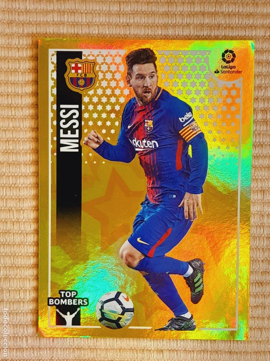 Cromos de F&uacute;tbol: CROMO 15 MESSI (TOP BOMBERS) FC BARCELONA LIGA 18-19 (2018 2019) ALBUM ESTE