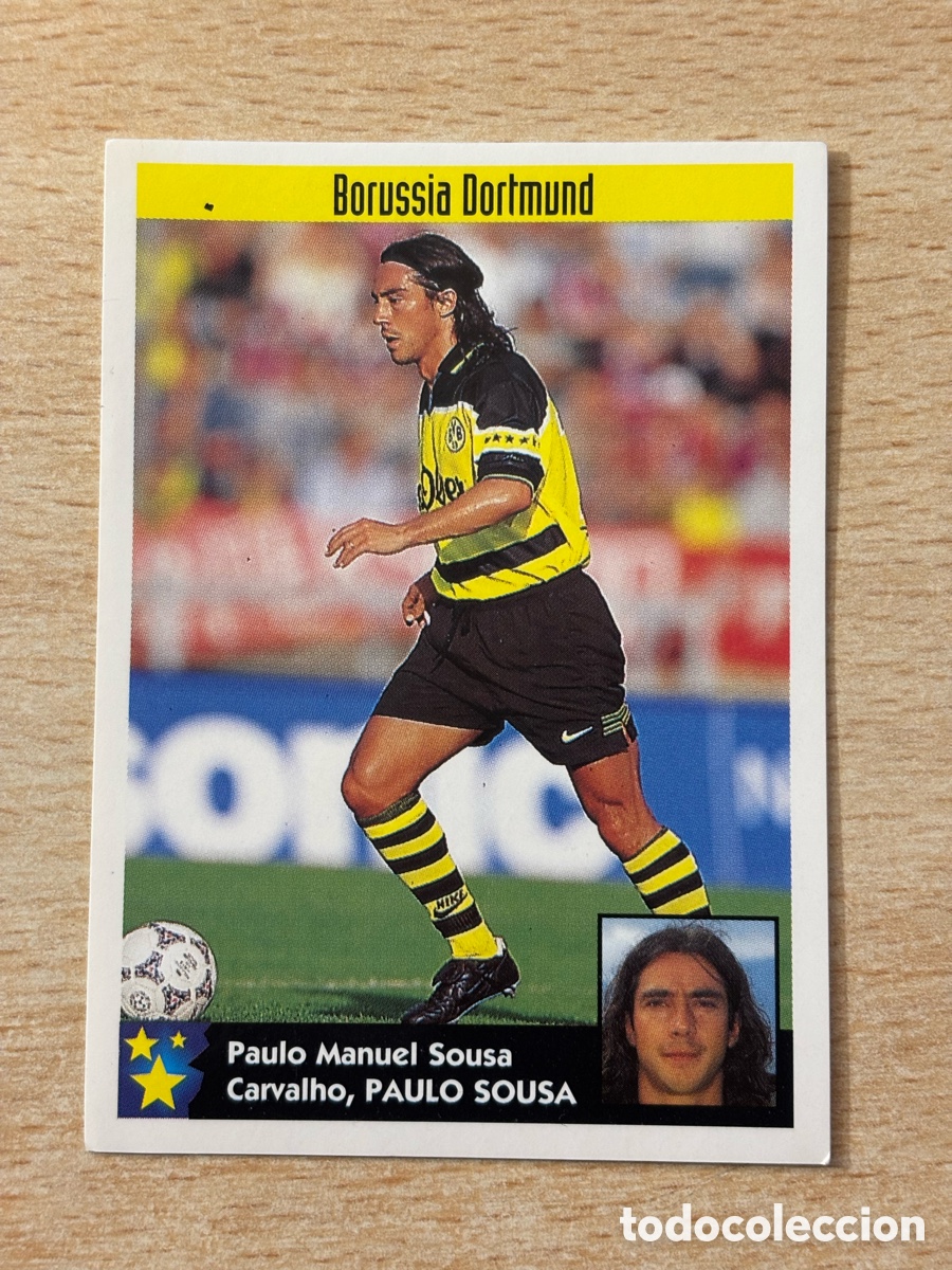Cartes &agrave; collectionner de Football: # 80 Paulo Sousa Portugal Borussia Dortmund Alemania Mejores Equipos de Europa 97-98 Panini