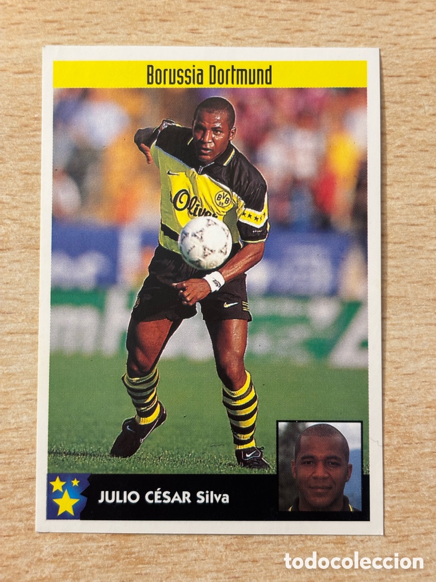 Cartes &agrave; collectionner de Football: # 77 Julio C&eacute;sar Brasil Borussia Dortmund Alemania Mejores Equipos de Europa 97-98 Panini