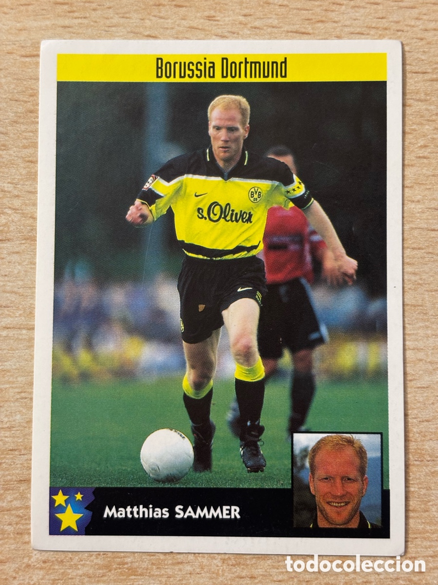 Cromos de F&uacute;tbol: # 76 Sammer Borussia Dortmund Alemania Mejores Equipos de Europa 97-98 Panini