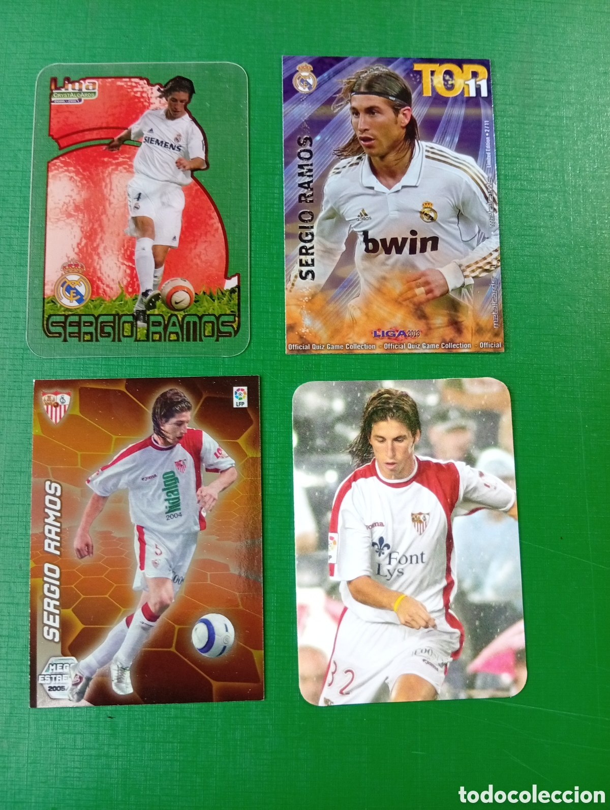 Cromos de F&uacute;tbol: LOTE DE CROMOS DE SERGIO RAMOS