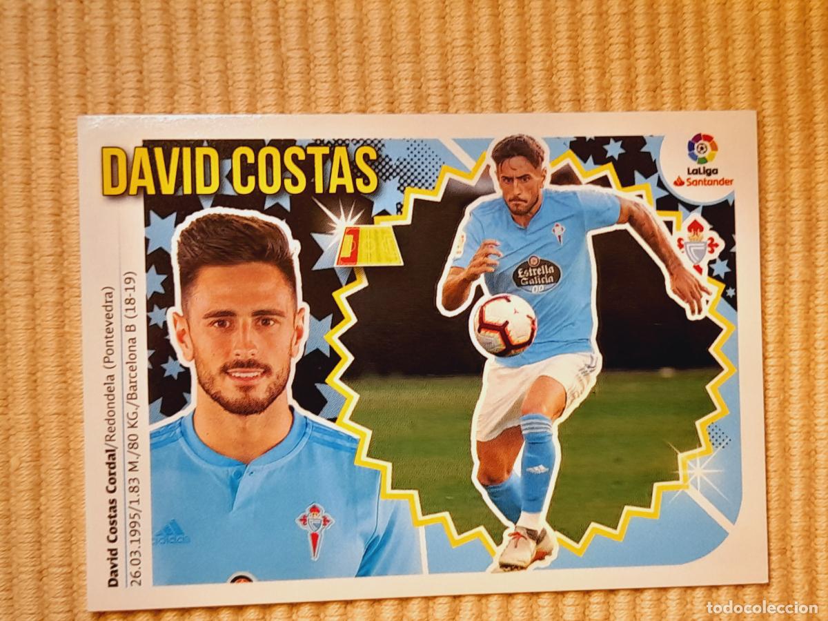 Cromos de F&uacute;tbol: CROMO 4 B DAVID COSTAS (CELTA DE VIGO) LIGA 18-19 (2018 2019) ALBUM ESTE