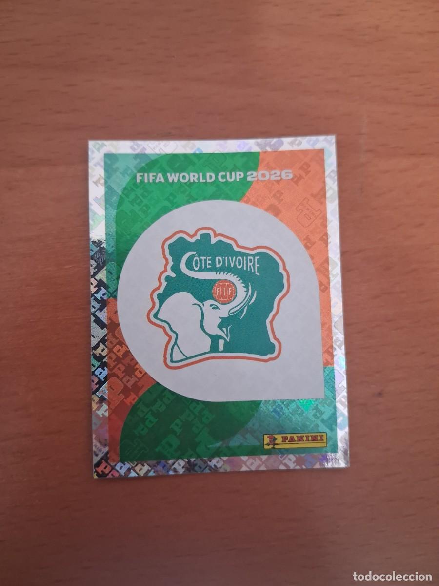 Cromos de F&uacute;tbol: Fifa World Cup 26 Mundial 2026 CIV 1 Costa de Marfil Escudo Logo