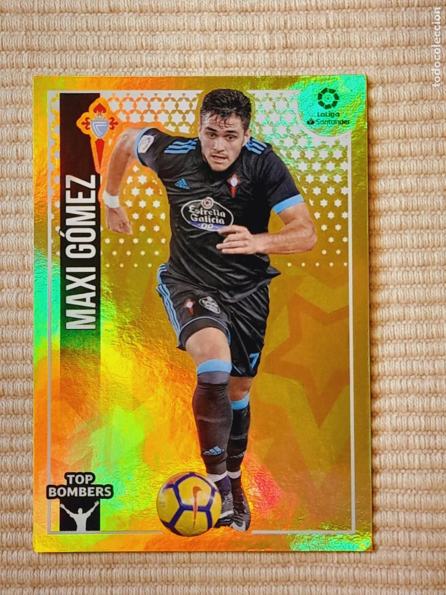Fu&szlig;ball-Sticker: CROMO 14 MAXI GOMEZ (TOP BOMBERS) CELTA DE VIGO LIGA 18-19 (2018 2019) ALBUM ESTE