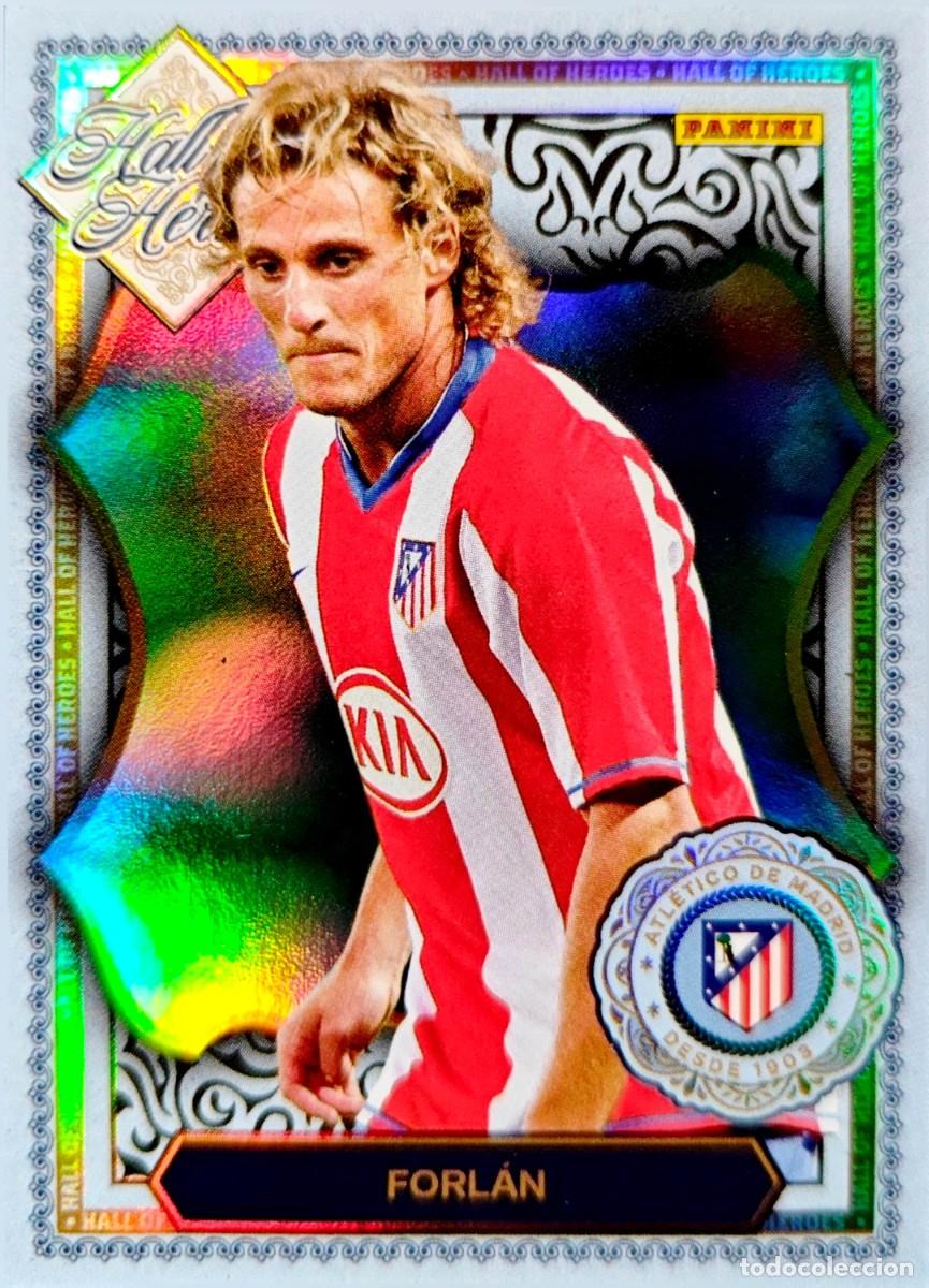 Cromos de F&uacute;tbol: HH8 Diego Forlan - Atletico de Madrid - PARALELA HALL of HEROES - PANINI CLUB 2026