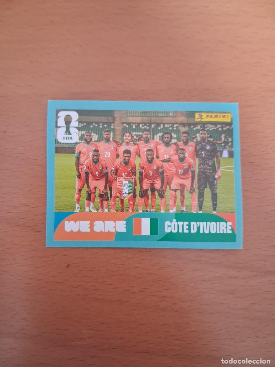 Cromos de F&uacute;tbol: Fifa World Cup 26 Mundial 2026 CIV 13 Costa de Marfil Foto de Equipo Plantilla Alineacion