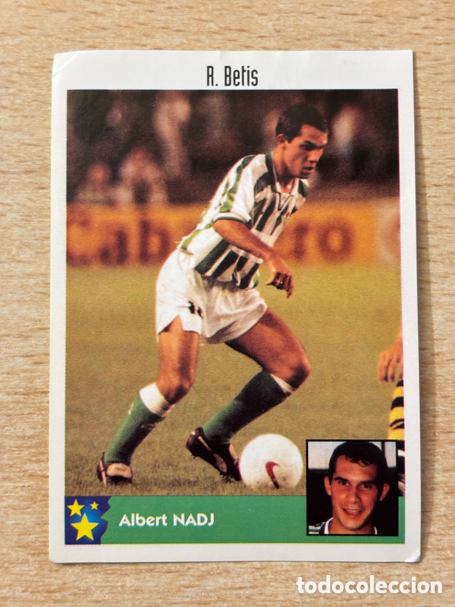 Cromos de F&uacute;tbol: # 67 Nadj Yugoslavia Real Betis Mejores Equipos de Europa 97-98 Panini