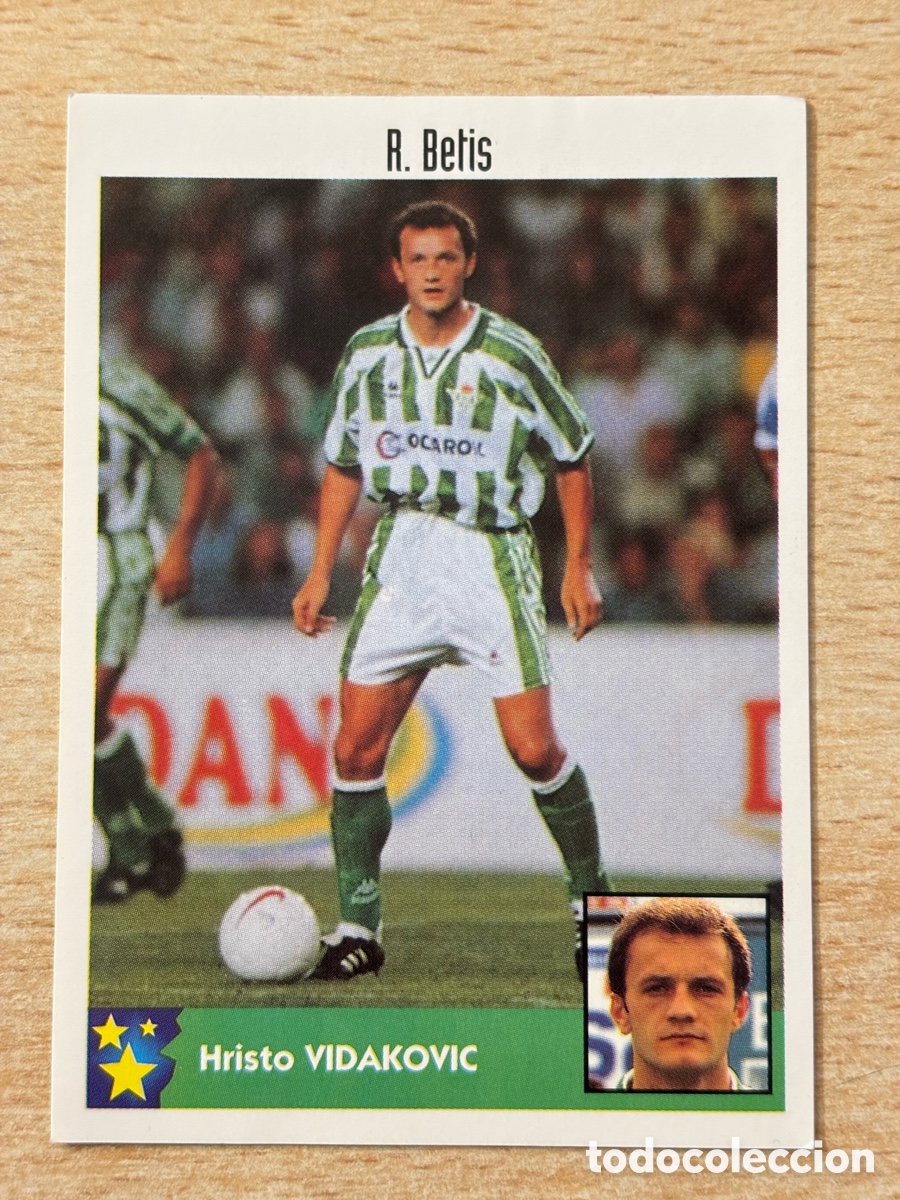 Cromos de F&uacute;tbol: # 63 Vidakovic Bosnia Real Betis Mejores Equipos de Europa 97-98 Panini