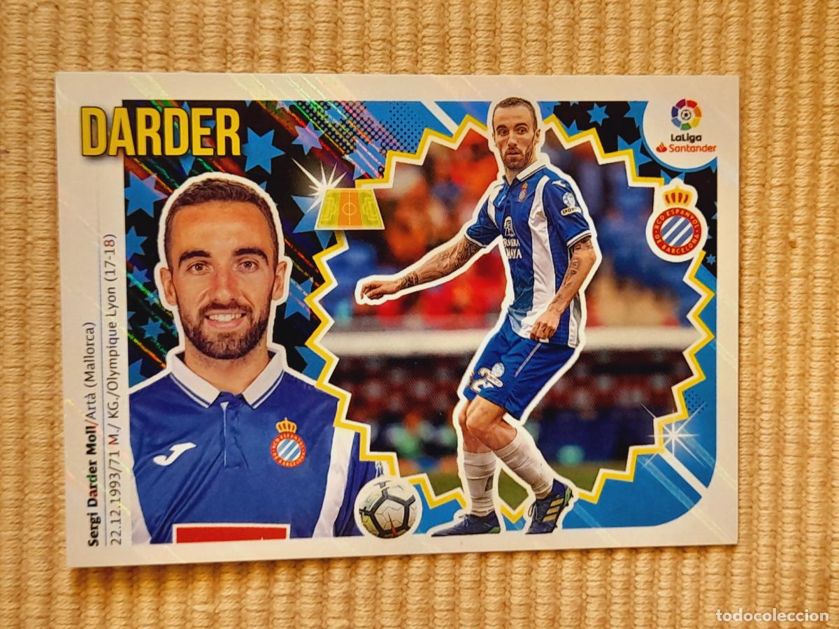 Cromos de F&uacute;tbol: CROMO 10 DARDER (RCD ESPANYOL) LIGA 18-19 (2018 2019) ALBUM ESTE
