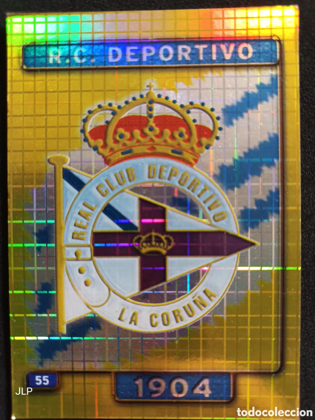Cromos de F&uacute;tbol: CROMO ESCUDO RC DEPORTIVO A CORU&Ntilde;A
