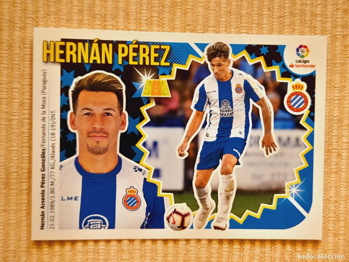 Cromos de F&uacute;tbol: CROMO 13 HERNAN PEREZ (RCD ESPANYOL) LIGA 18-19 (2018 2019) ALBUM ESTE