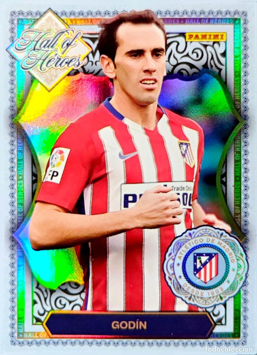 Cromos de F&uacute;tbol: HH5 Diego Godin - Atletico de Madrid - PARALELA HALL of HEROES - PANINI CLUB 2026