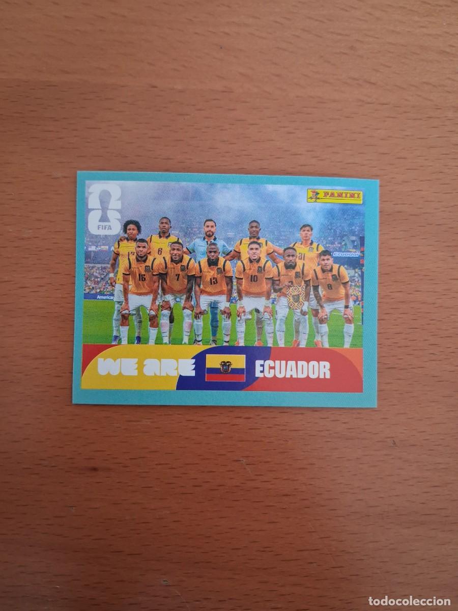 Cromos de F&uacute;tbol: Fifa World Cup 26 Mundial 2026 ECU 13 Ecuador Foto de Equipo Plantilla Alineacion