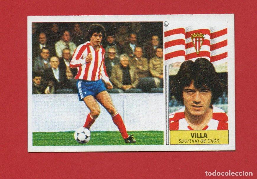 Cromos de F&uacute;tbol: ESTE 86 87 VILLA COLOCA DEL SPORTING DE GIJON NUEVO SIN PEGAR ESTE 1986 1987