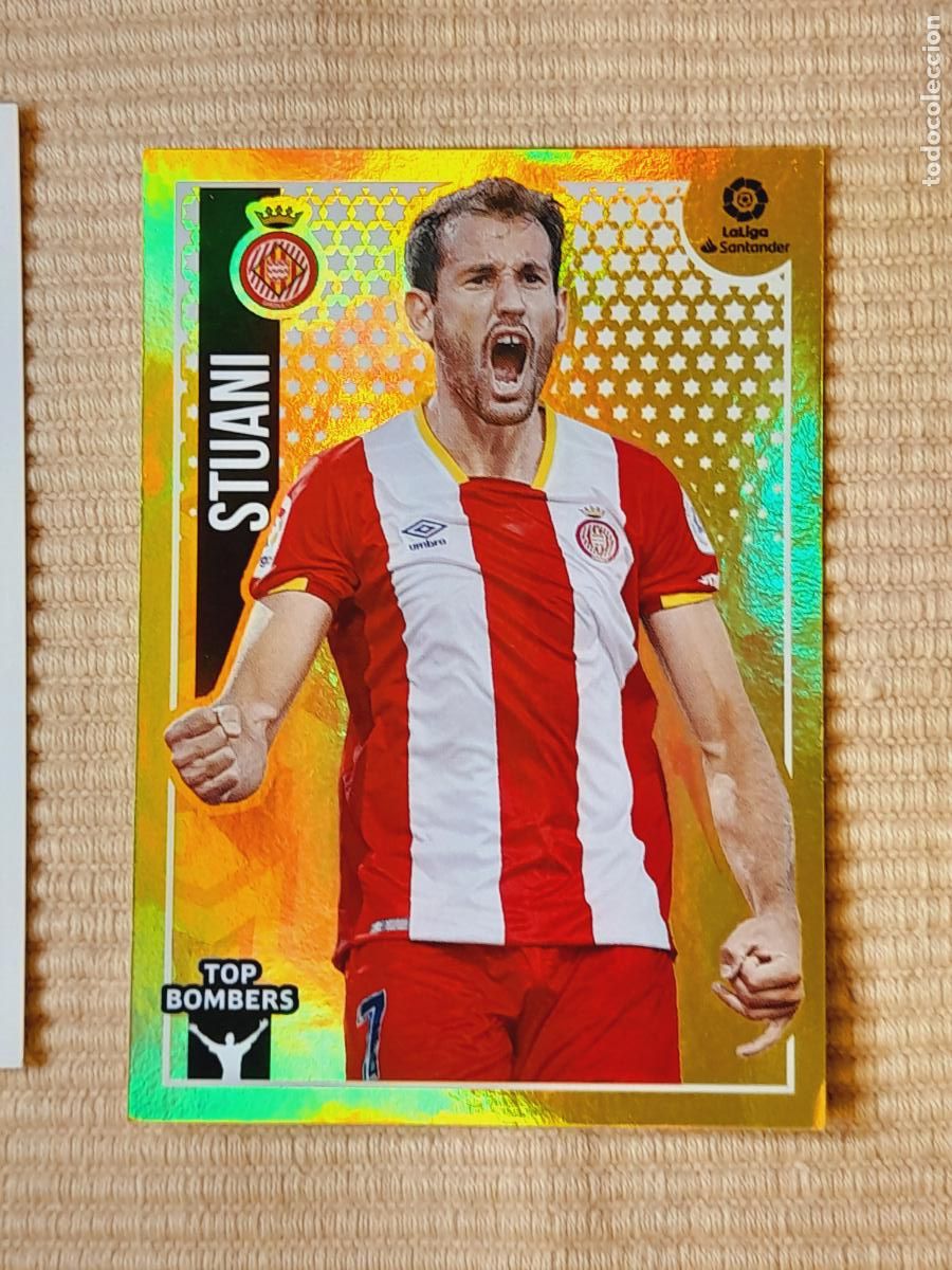 Cromos de F&uacute;tbol: CROMO 24 STUANI (TOP BOMBERS) GIRONA FC LIGA 18-19 (2018 2019) ALBUM ESTE