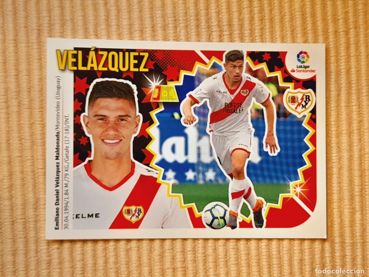 Cartes &agrave; collectionner de Football: CROMO 6 VELAZQUEZ (RAYO VALLECANO) LIGA 18-19 (2018 2019) ALBUM ESTE