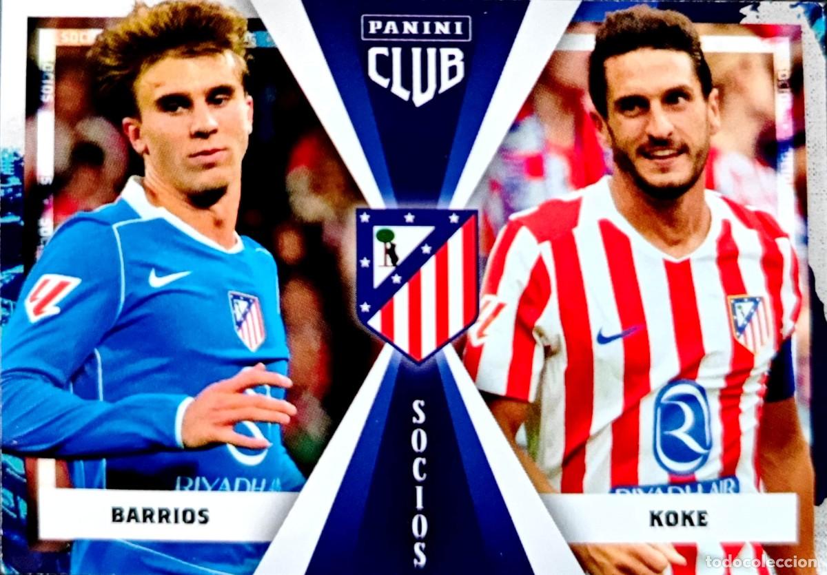 Cartes &agrave; collectionner de Football: 45 Koke - Pablo Barrios - Atletico de Madrid - SOCIOS - PANINI CLUB 2026