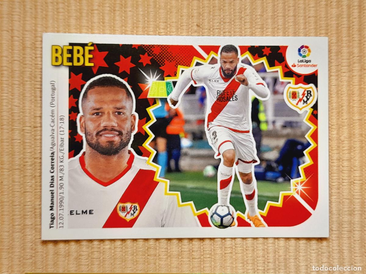 Cromos de F&uacute;tbol: CROMO 16 A BEBE (RAYO VALLECANO) LIGA 18-19 (2018 2019) ALBUM ESTE