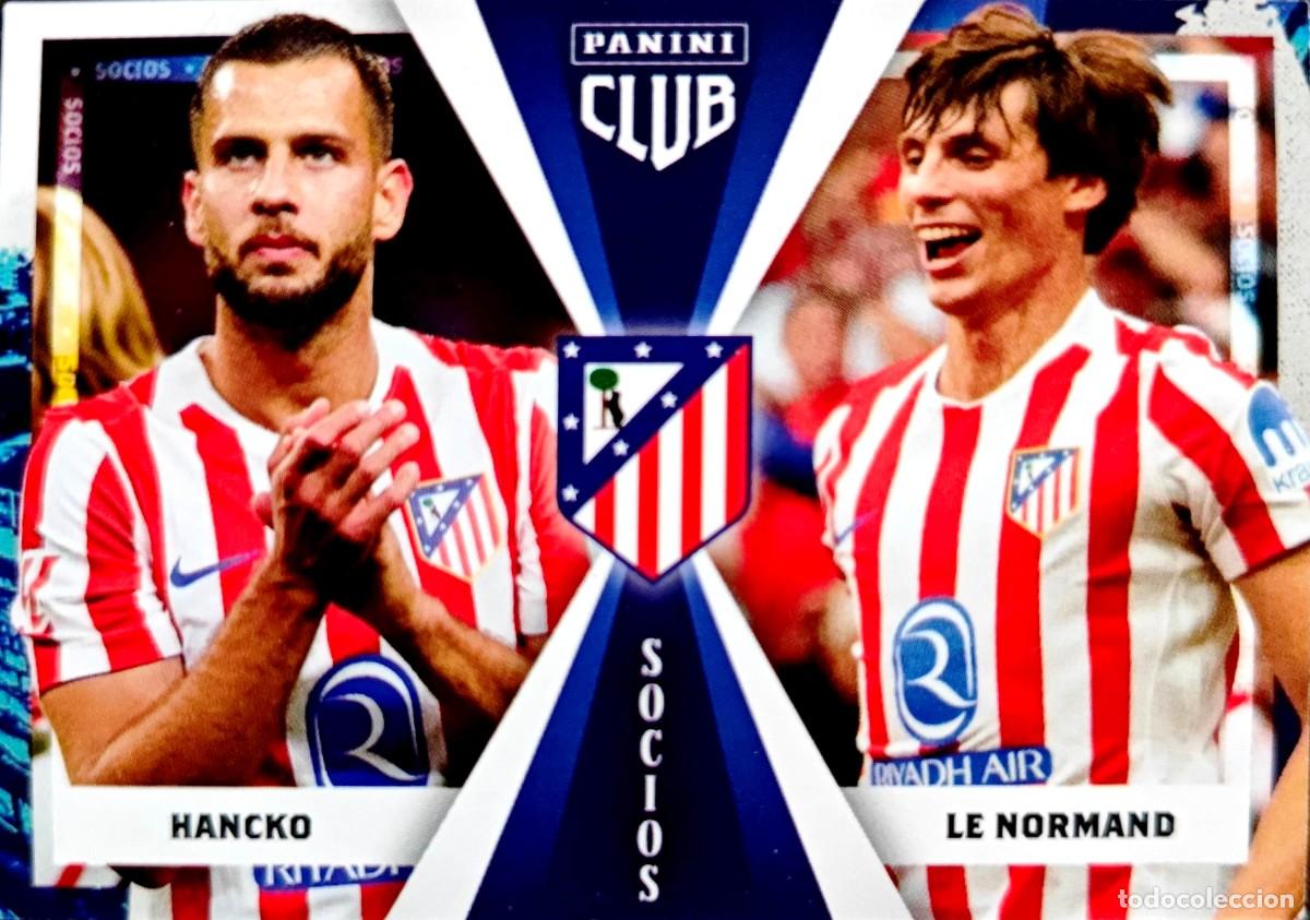 Cromos de F&uacute;tbol: 44 Hancko - Robin Le Normand - Atletico de Madrid - SOCIOS - PANINI CLUB 2026