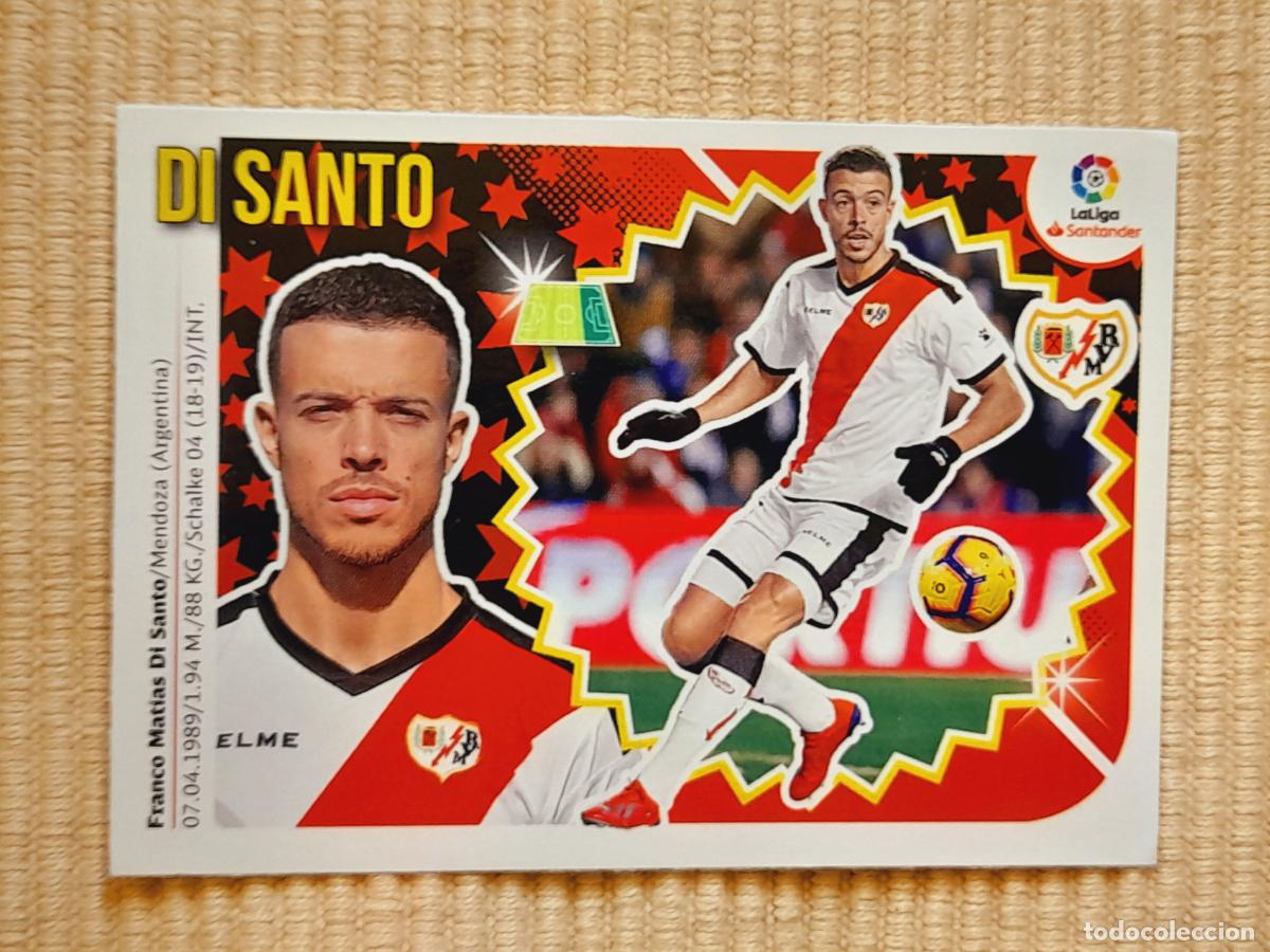 Cromos de F&uacute;tbol: CROMO 30 DI SANTO (MERCADO INVIERNO) RAYO VALLECANO LIGA 18-19 (2018 2019) ALBUM ESTE