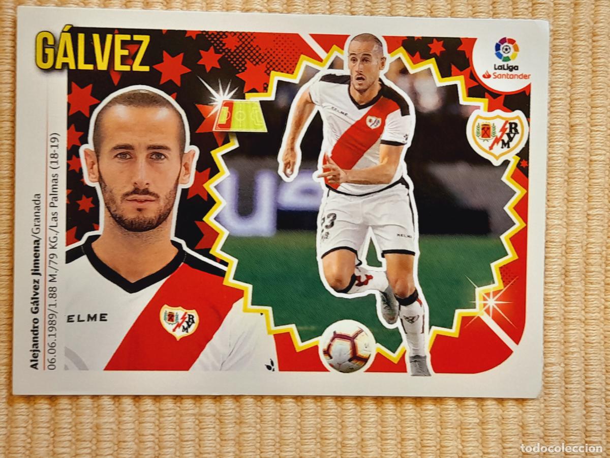 Cromos de F&uacute;tbol: CROMO 28 GALVEZ (MERCADO INVIERNO) RAYO VALLECANO LIGA 18-19 (2018 2019) ALBUM ESTE