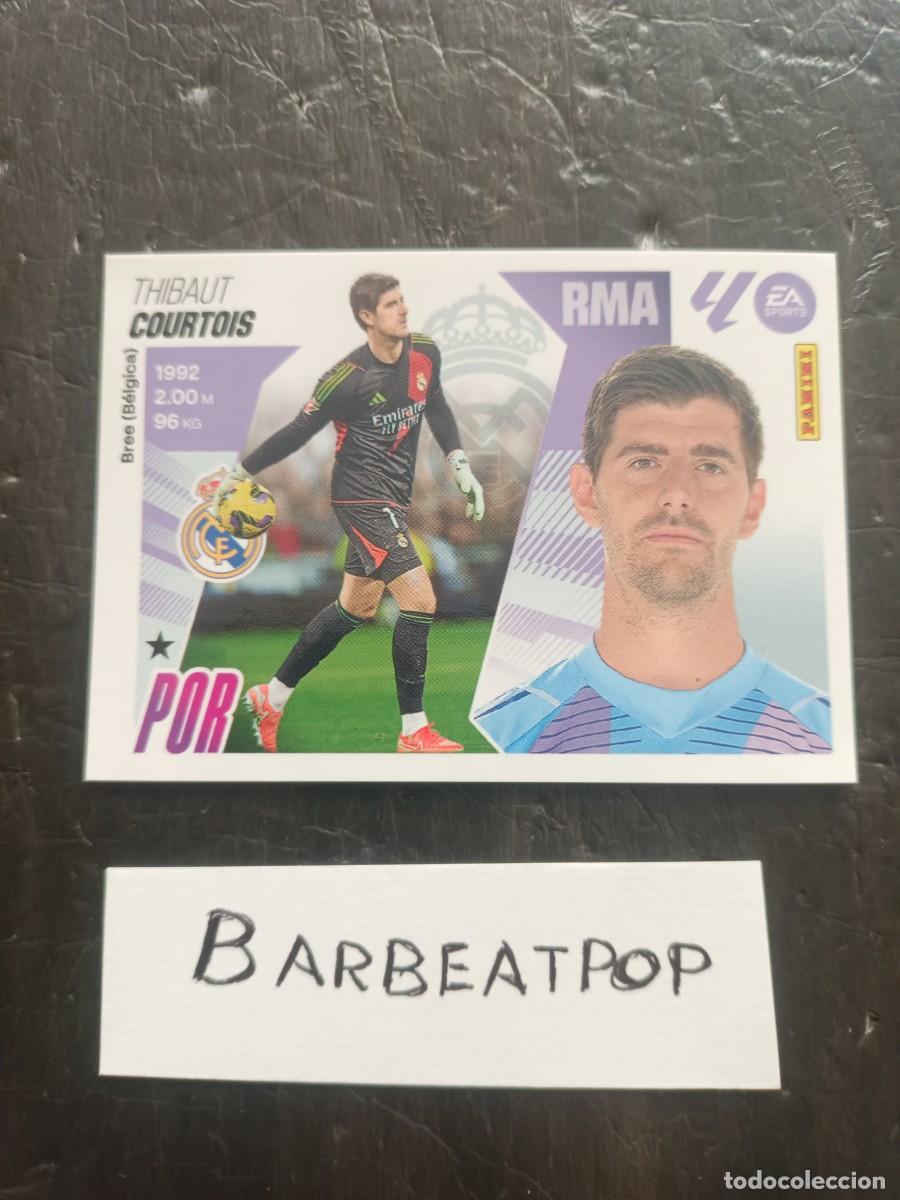 Cromos de F&uacute;tbol: CROMO LIGA ESTE PANINI 2025 2026 REAL MADRID COURTOIS