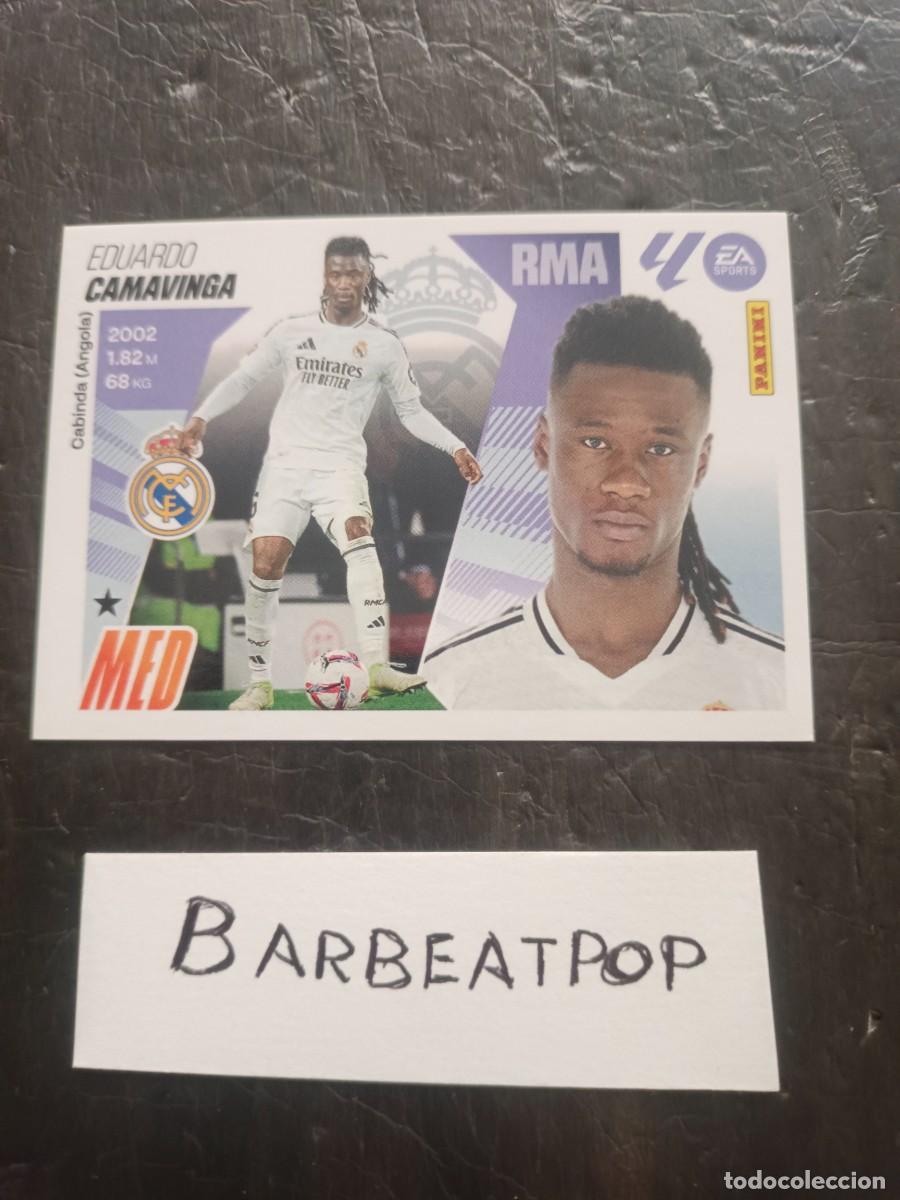 Cromos de F&uacute;tbol: CROMO LIGA ESTE PANINI 2025 2026 REAL MADRID CAMAVINGA