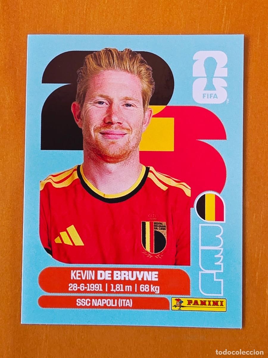 Cromos de F&uacute;tbol: BEL 15 Kevin de Bruyne, B&eacute;lgica, Panini FIFA World Cup Mundial 2026 Sticker