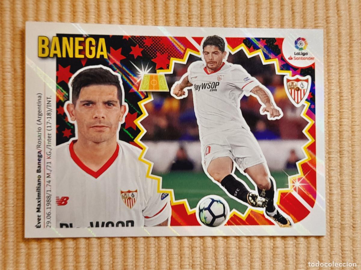 Cromos de F&uacute;tbol: CROMO 10 BANEGA (SEVILLA FC) LIGA 18-19 (2018 2019) ALBUM ESTE