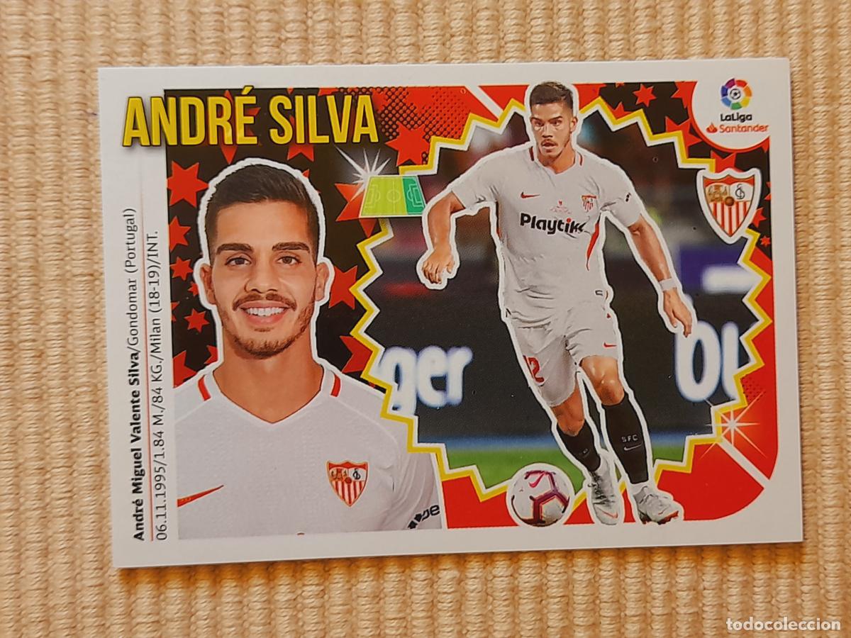 Cromos de F&uacute;tbol: CROMO 49 ANDRE SILVA (ULTIMOS FICHAJES) SEVILLA FC LIGA 18-19 (2018 2019) ALBUM ESTE